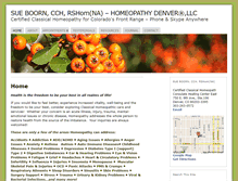 Tablet Screenshot of homeopathydenver.com